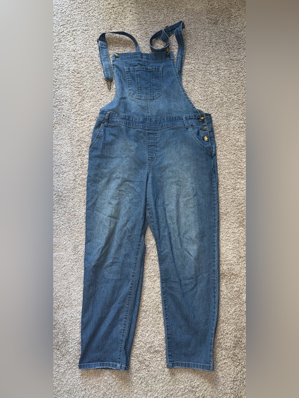Women's Blue Denim Overalls